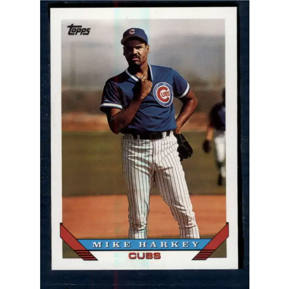 1993 Topps #657 Mike Harkey NM-MT Chicago Cubs Baseball Card - Baseball Card Single