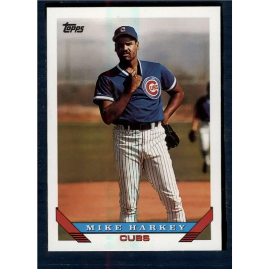 1993 Topps #657 Mike Harkey NM-MT Chicago Cubs Baseball Card