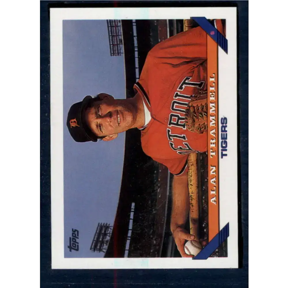 1993 Topps #660 Alan Trammell NM-MT Detroit Tigers Baseball Card - Baseball Card Single