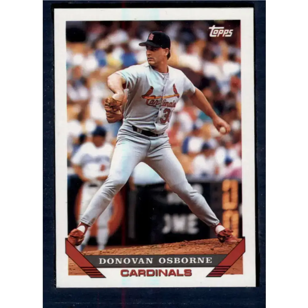 1993 Topps #662 Donovan Osborne NM-MT St. Louis Cardinals Baseball Card - Baseball Card Single