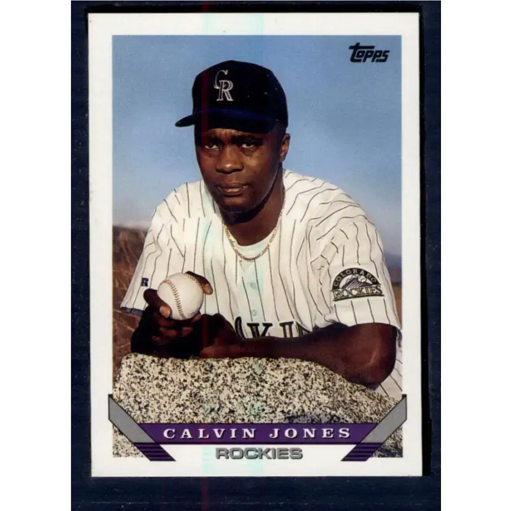 1993 Topps #664 Calvin Jones NM-MT Colorado Rockies Baseball Card - Baseball Card Single