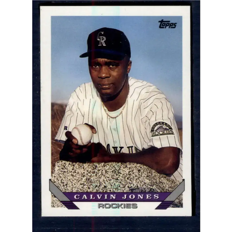 1993 Topps #664 Calvin Jones NM-MT Colorado Rockies Baseball Card - Baseball Card Single
