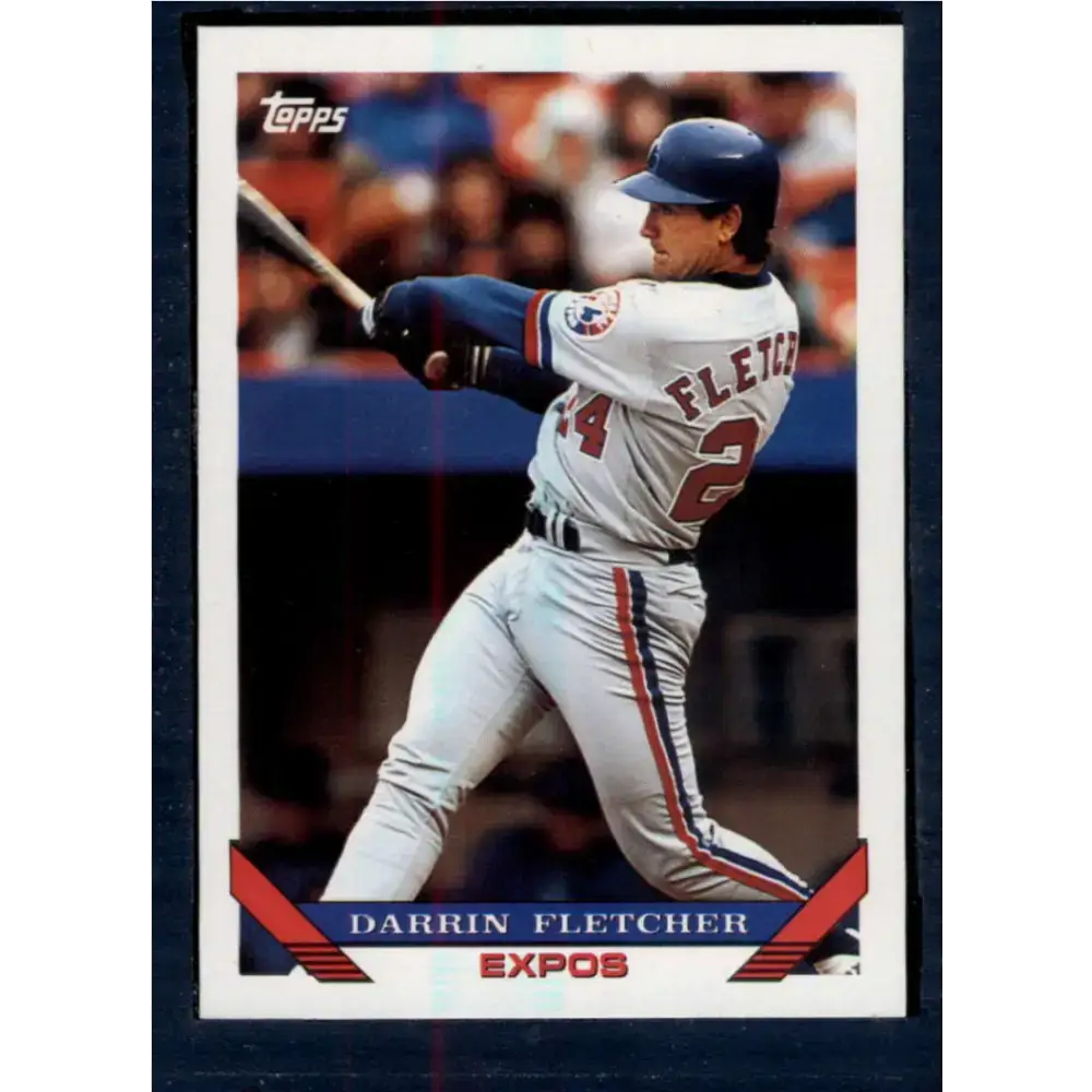 1993 Topps #665 Darrin Fletcher NM-MT Montreal Expos Baseball Card - Baseball Card Single