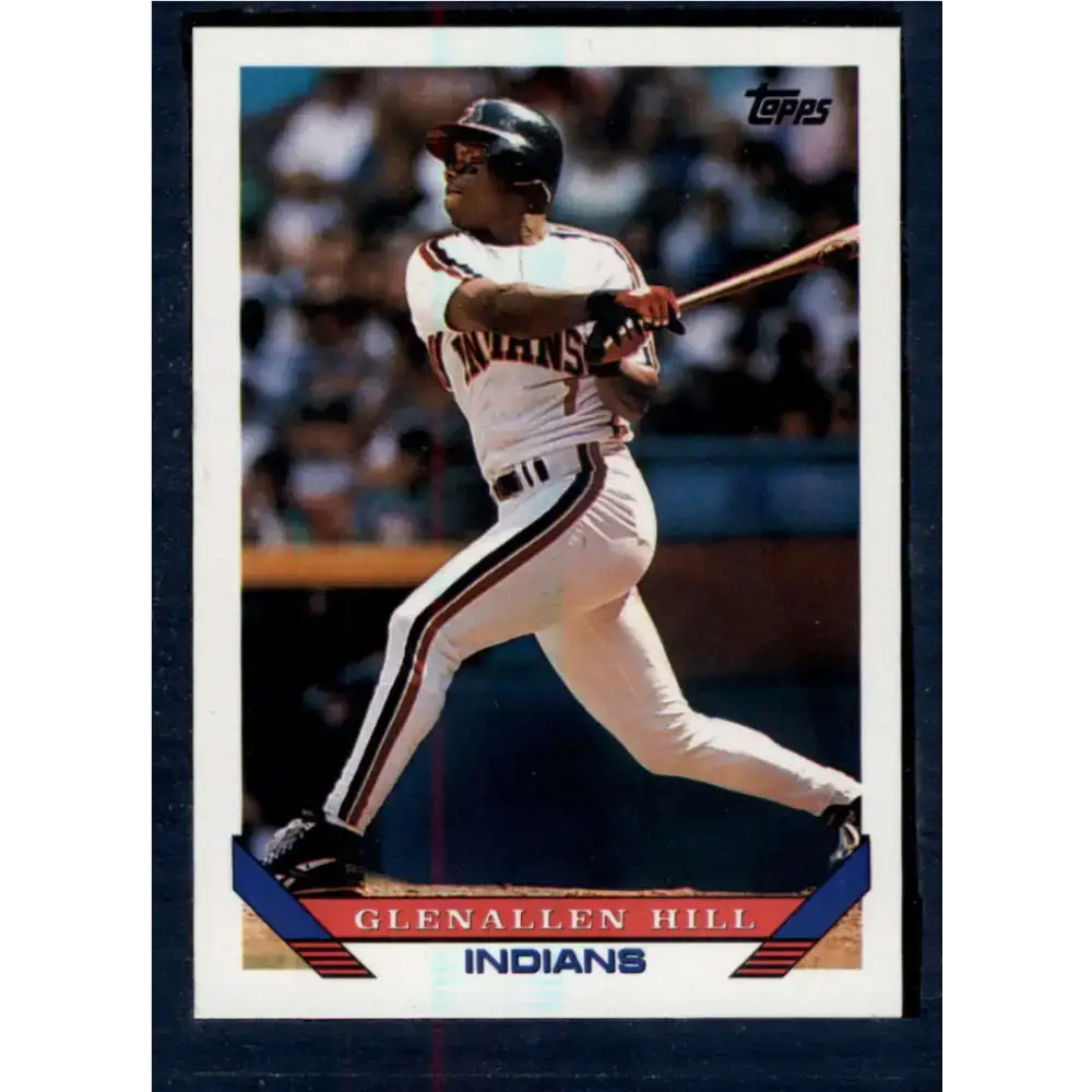 1993 Topps #666 Glenallen Hill NM-MT Cleveland Indians Baseball Card - Baseball Card Single