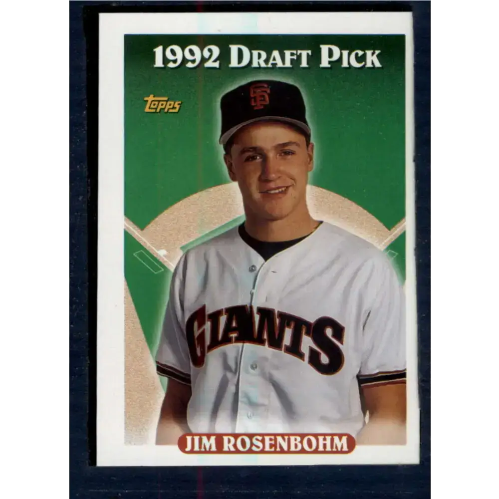 1993 Topps #667 Jim Rosenbohm NM-MT RC Rookie San Francisco Giants Baseball Card - Baseball Card Single
