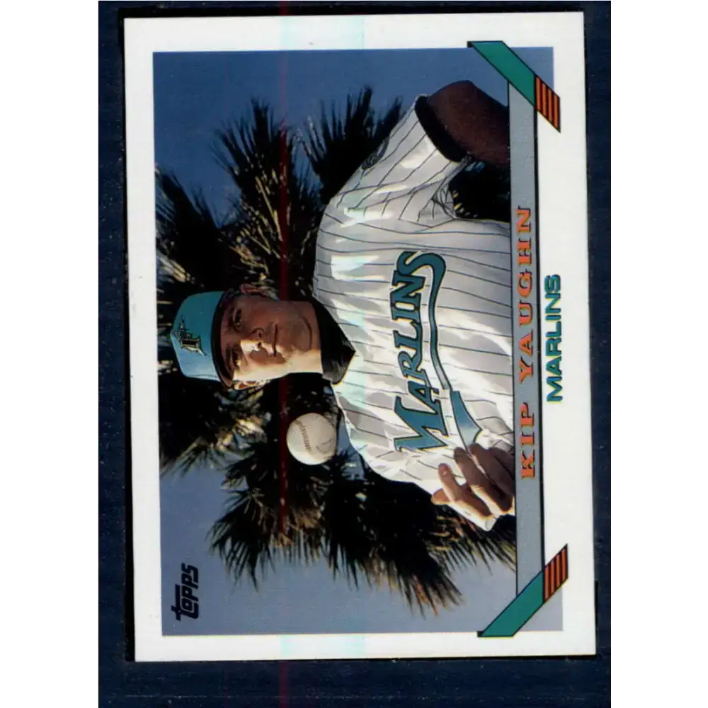 1993 Topps #669 Kip Yaughn NM-MT RC Rookie Florida Marlins Baseball Card - Baseball Card Single