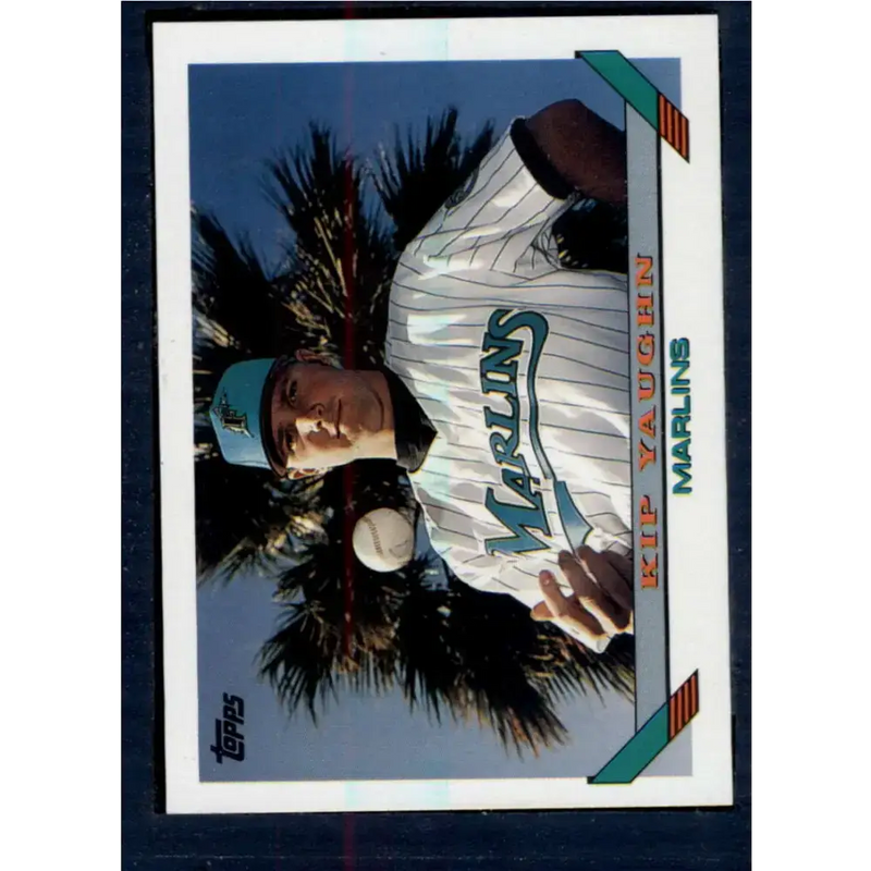 1993 Topps #669 Kip Yaughn NM-MT RC Rookie Florida Marlins Baseball Card - Baseball Card Single