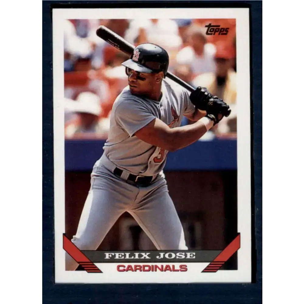1993 Topps #67 Felix Jose NM-MT St. Louis Cardinals Baseball Card - Baseball Card Single