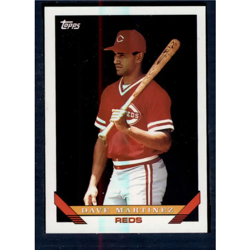 1993 Topps #671 Dave Martinez NM-MT Cincinnati Reds Baseball Card