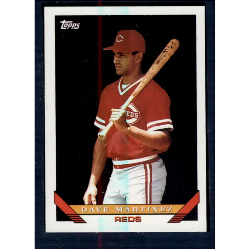 1993 Topps #671 Dave Martinez NM-MT Cincinnati Reds Baseball Card