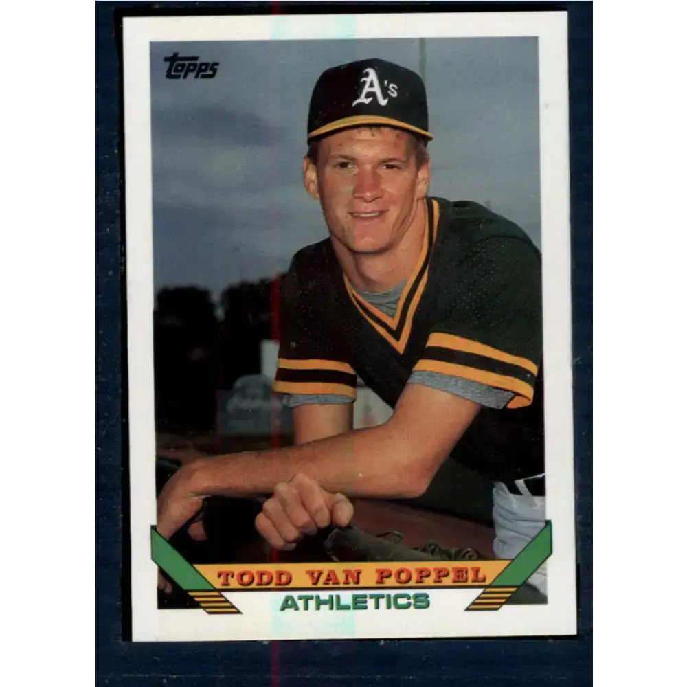 1993 Topps #673 Todd Van Poppel NM-MT Oakland Athletics Baseball Card