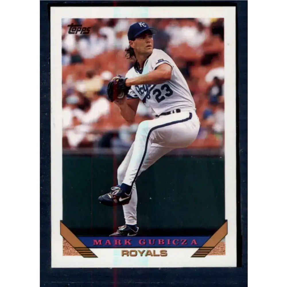 1993 Topps #674 Mark Gubicza NM-MT Kansas City Royals Baseball Card - Baseball Card Single
