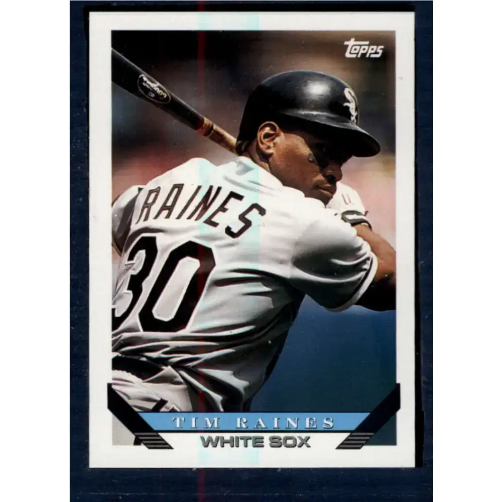 1993 Topps #675 Tim Raines NM-MT Chicago White Sox Baseball Card - Baseball Card Single