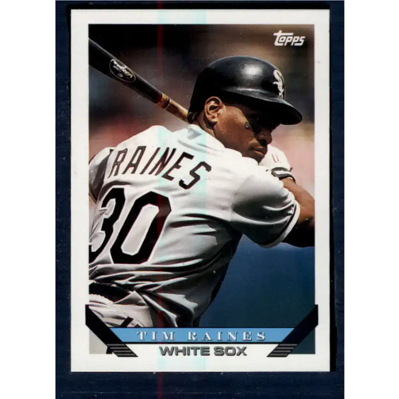 1993 Topps #675 Tim Raines NM-MT Chicago White Sox Baseball Card - Baseball Card Single
