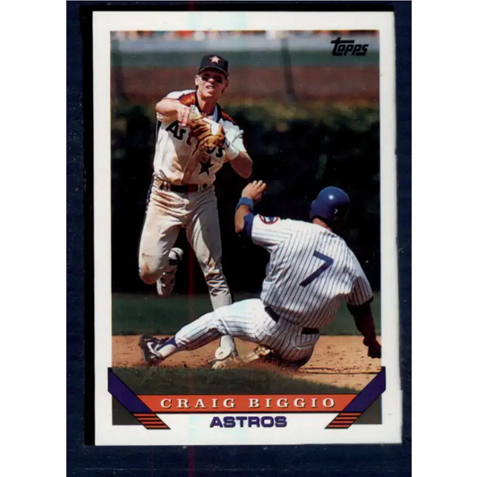 1993 Topps #680 Craig Biggio NM-MT Houston Astros Baseball Card