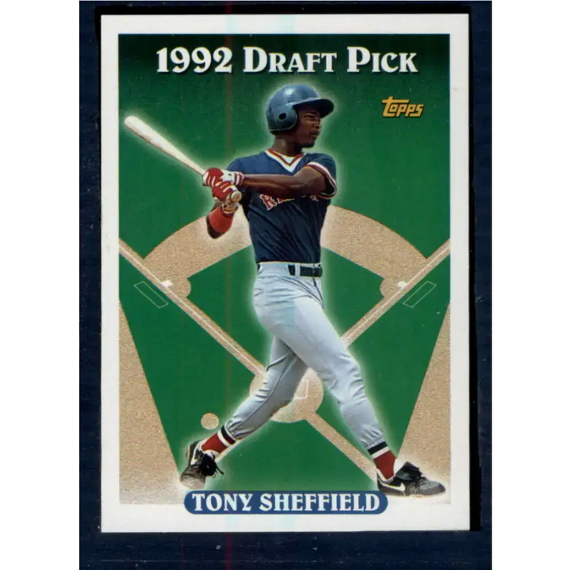1993 Topps #687 Tony Sheffield NM-MT RC Rookie Boston Red Sox Baseball Card - Baseball Card Single