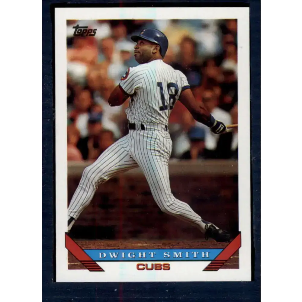 1993 Topps #688 Dwight Smith NM-MT Chicago Cubs Baseball Card - Baseball Card Single