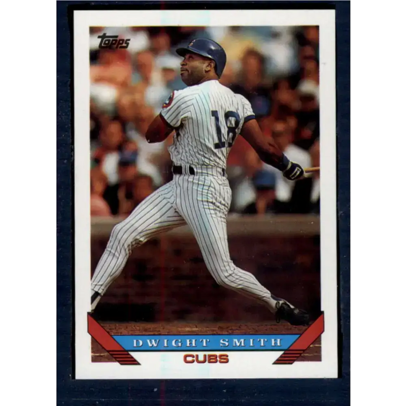 1993 Topps #688 Dwight Smith NM-MT Chicago Cubs Baseball Card - Baseball Card Single