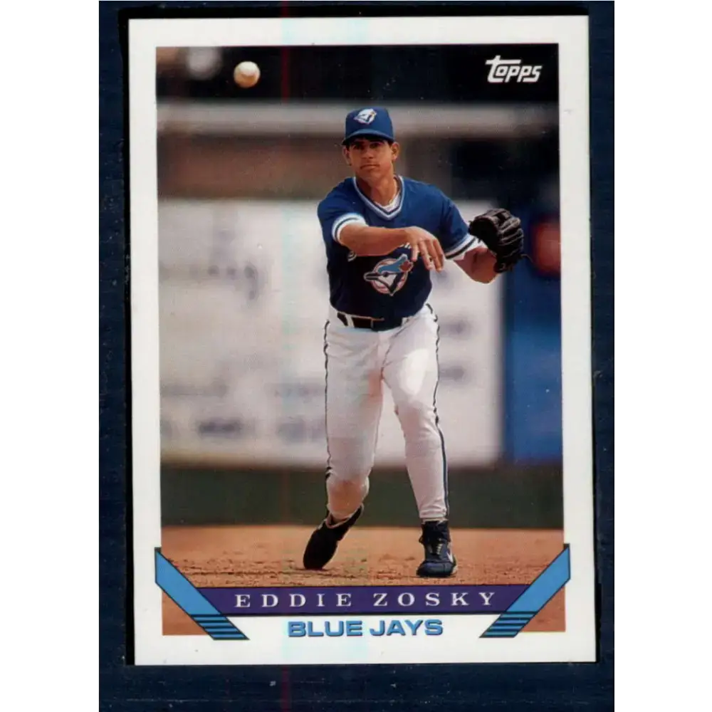 1993 Topps #689 Eddie Zosky NM-MT Toronto Blue Jays Baseball Card - Baseball Card Single