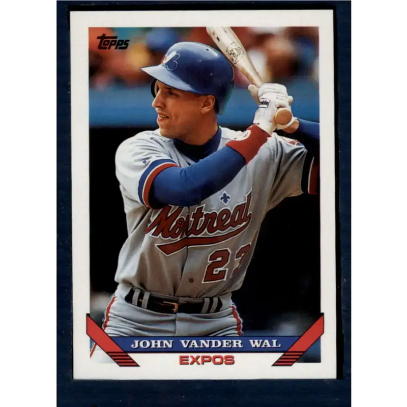 1993 Topps #69 John Vander Wal NM-MT Montreal Expos Baseball Card - Baseball Card Single