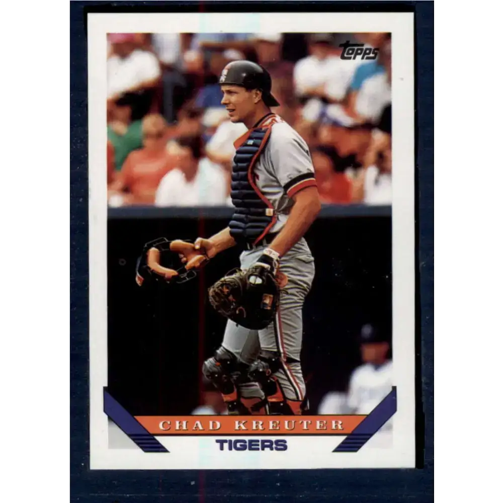 1993 Topps #692 Chad Kreuter NM-MT Detroit Tigers Baseball Card - Baseball Card Single