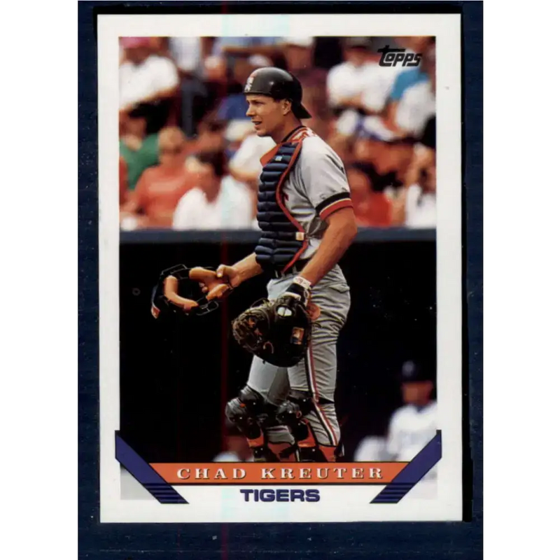 1993 Topps #692 Chad Kreuter NM-MT Detroit Tigers Baseball Card - Baseball Card Single