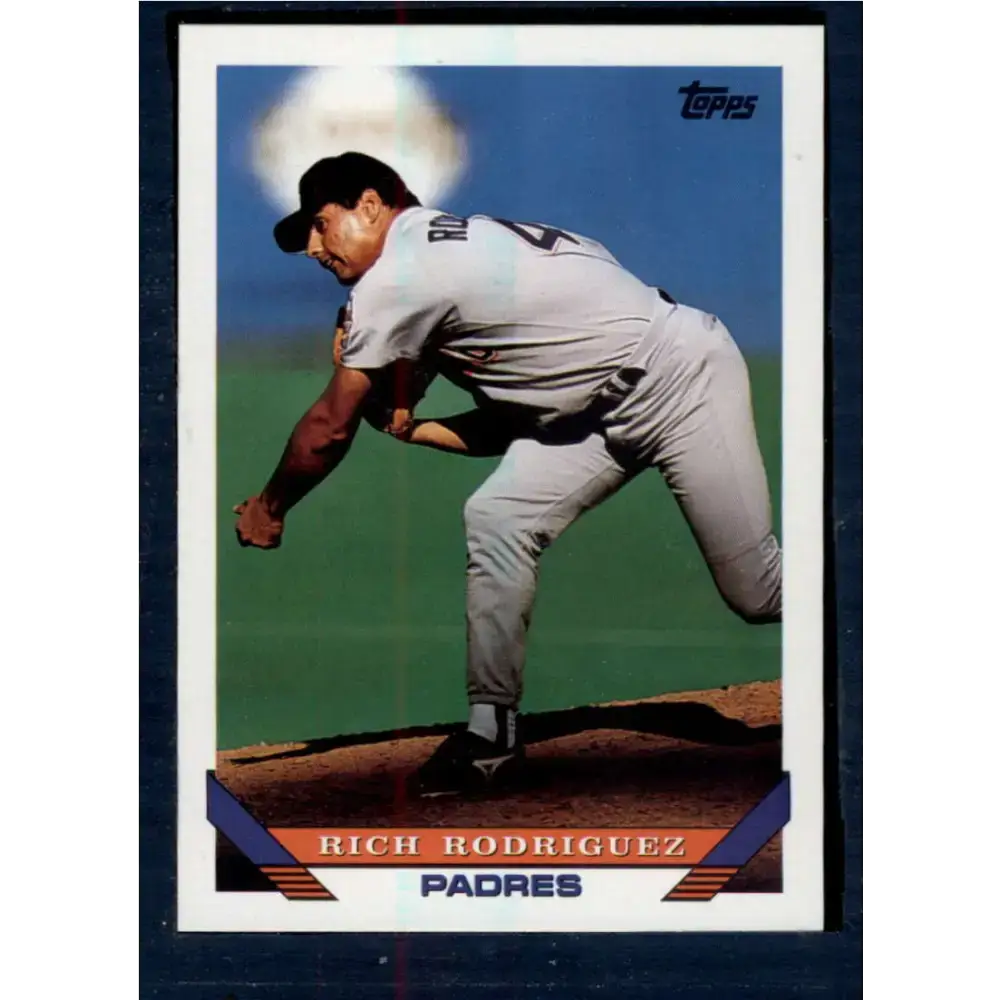 1993 Topps #693 Rich Rodriguez NM-MT San Diego Padres Baseball Card - Baseball Card Single
