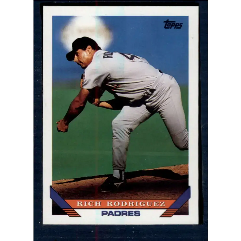 1993 Topps #693 Rich Rodriguez NM-MT San Diego Padres Baseball Card - Baseball Card Single