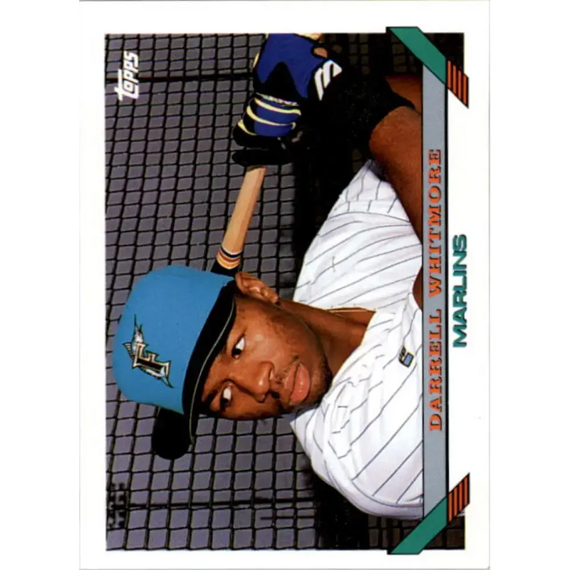 1993 Topps #697 Darrell Whitmore NM-MT RC Rookie Florida Marlins Baseball Card - Baseball Card Single