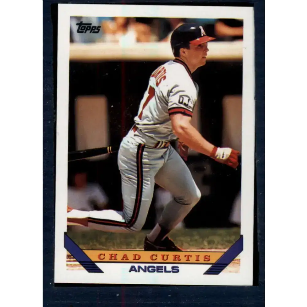 1993 Topps #699 Chad Curtis NM-MT California Angels Baseball Card - Baseball Card Single