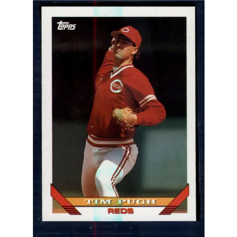1993 Topps #702 Tim Pugh NM-MT RC Rookie Cincinnati Reds Baseball Card - Baseball Card Single