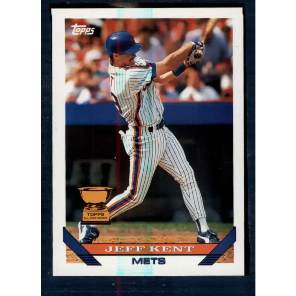 1993 Topps #703 Jeff Kent NM-MT New York Mets Baseball Card - Baseball Card Single