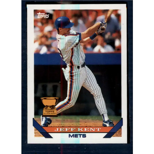 1993 Topps #703 Jeff Kent NM-MT New York Mets Baseball Card - Baseball Card Single