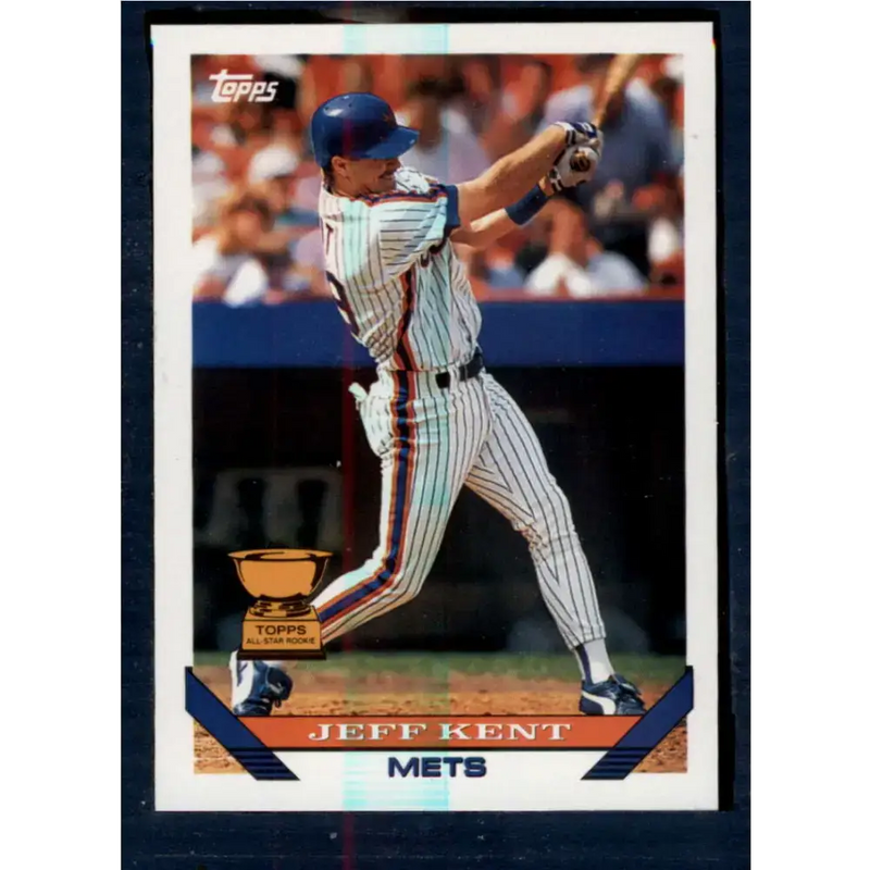 1993 Topps #703 Jeff Kent NM-MT New York Mets Baseball Card - Baseball Card Single
