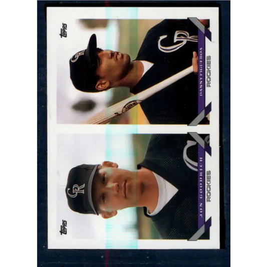 1993 Topps #704 Jon Goodrich/Danny Figueroa NM-MT RC Rookie Colorado Rockies Baseball Card