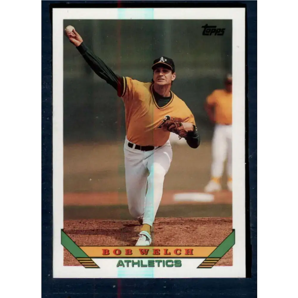 1993 Topps #705 Bob Welch NM-MT Oakland Athletics Baseball Card