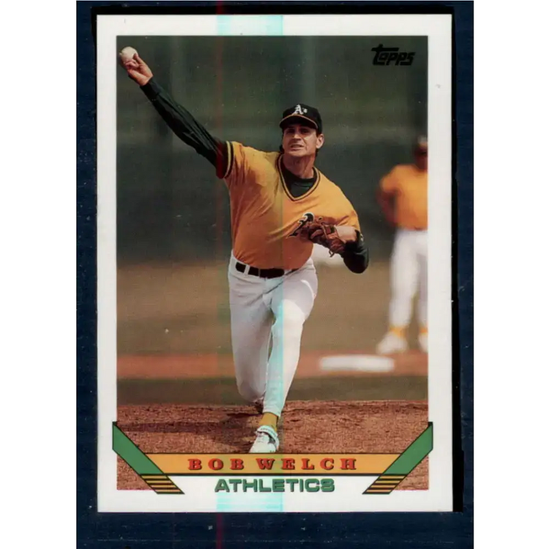 1993 Topps #705 Bob Welch NM-MT Oakland Athletics Baseball Card