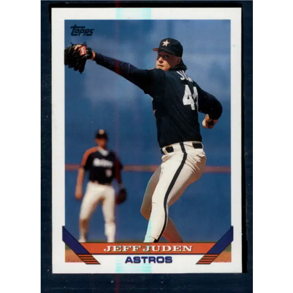 1993 Topps #709 Jeff Juden NM-MT Houston Astros Baseball Card - Baseball Card Single