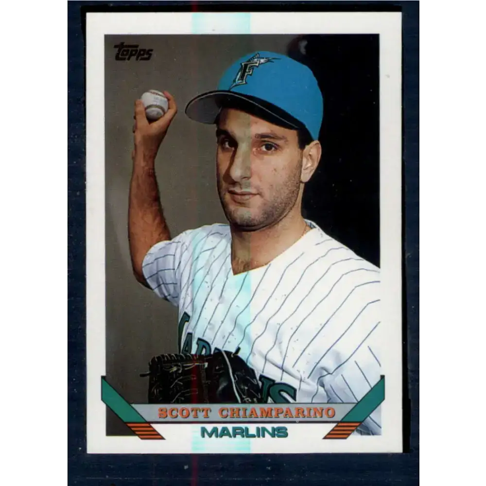 1993 Topps #711 Scott Chiamparino NM-MT Florida Marlins Baseball Card - Baseball Card Single