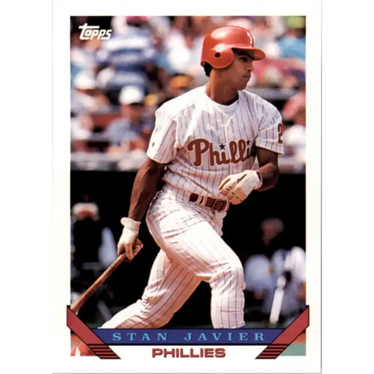 1993 Topps #712 Stan Javier NM-MT Philadelphia Phillies Baseball Card