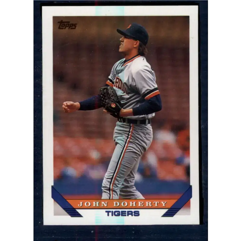 1993 Topps #713 John Doherty NM-MT Detroit Tigers Baseball Card - Baseball Card Single