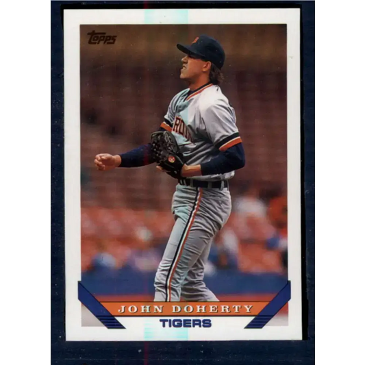 1993 Topps #713 John Doherty NM-MT Detroit Tigers Baseball Card
