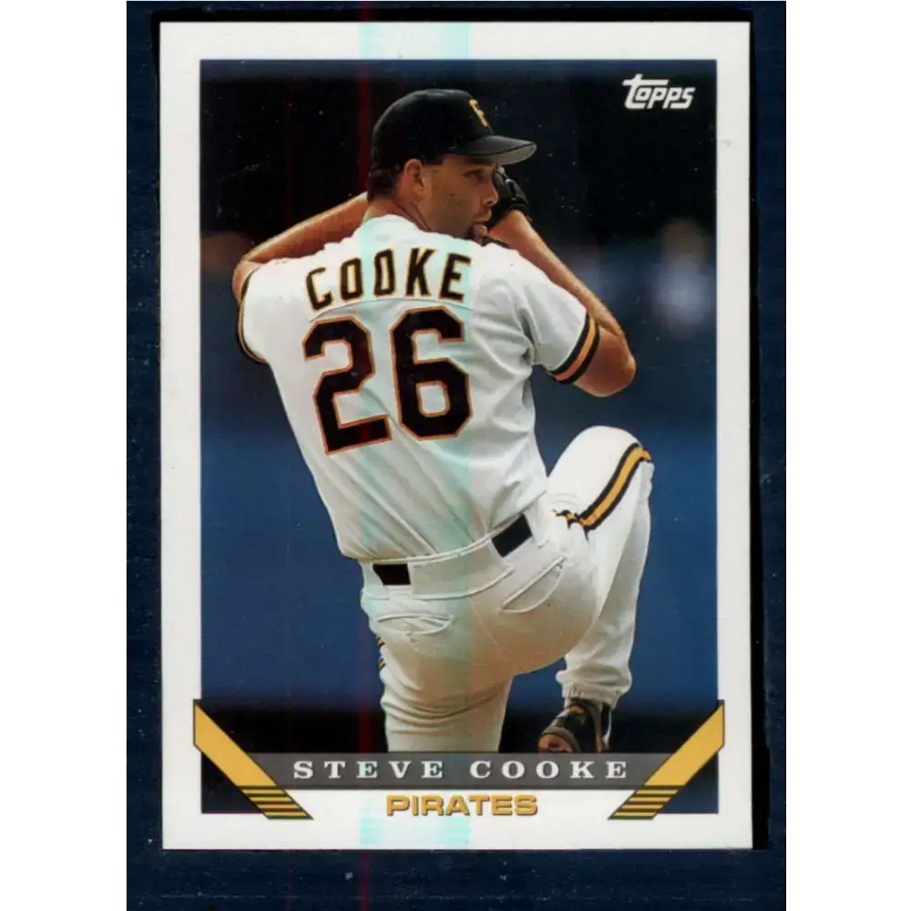 1993 Topps #716 Steve Cooke NM-MT Pittsburgh Pirates Baseball Card - Baseball Card Single