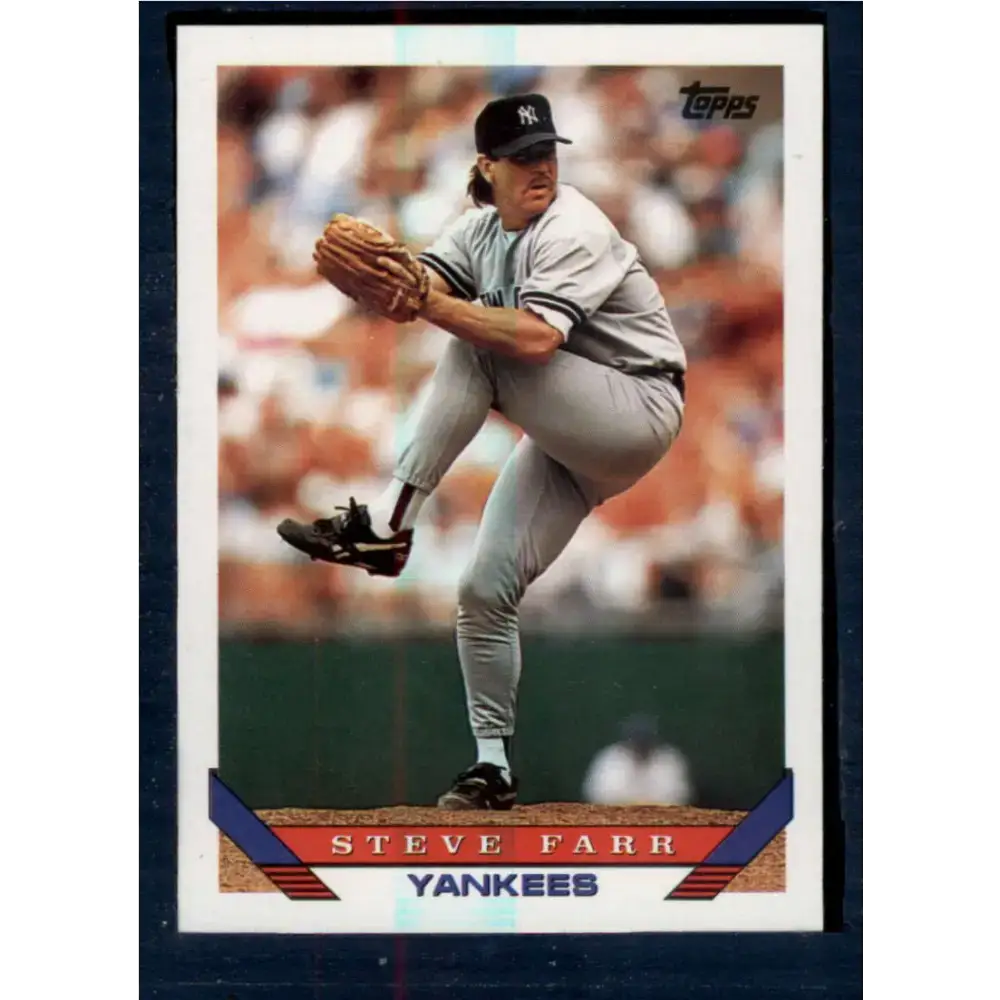 1993 Topps #717 Steve Farr NM-MT New York Yankees Baseball Card