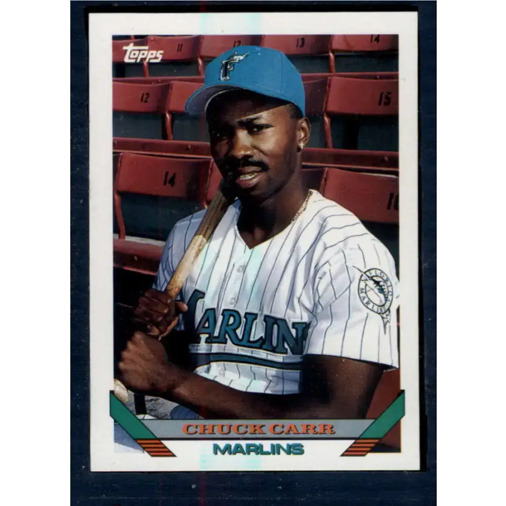 1993 Topps #722 Chuck Carr NM-MT Florida Marlins Baseball Card - Baseball Card Single