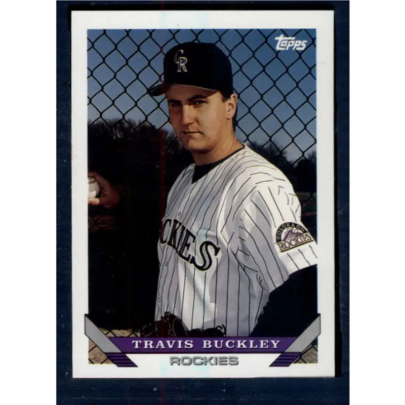 1993 Topps #732 Travis Buckley NM-MT RC Rookie Colorado Rockies Baseball Card - Baseball Card Single