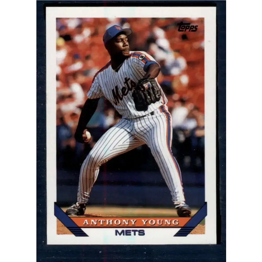 1993 Topps #734 Anthony Young NM-MT New York Mets Baseball Card - Baseball Card Single