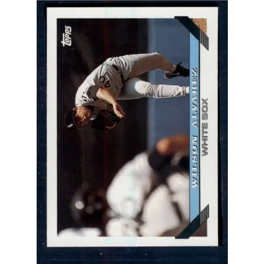 1993 Topps #737 Wilson Alvarez NM-MT Chicago White Sox Baseball Card - Baseball Card Single