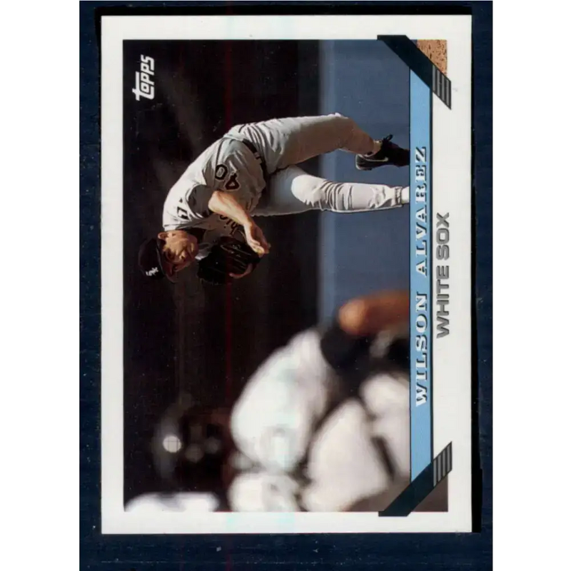 1993 Topps #737 Wilson Alvarez NM-MT Chicago White Sox Baseball Card - Baseball Card Single
