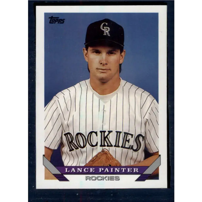 1993 Topps #738 Lance Painter NM-MT RC Rookie Colorado Rockies Baseball Card - Baseball Card Single